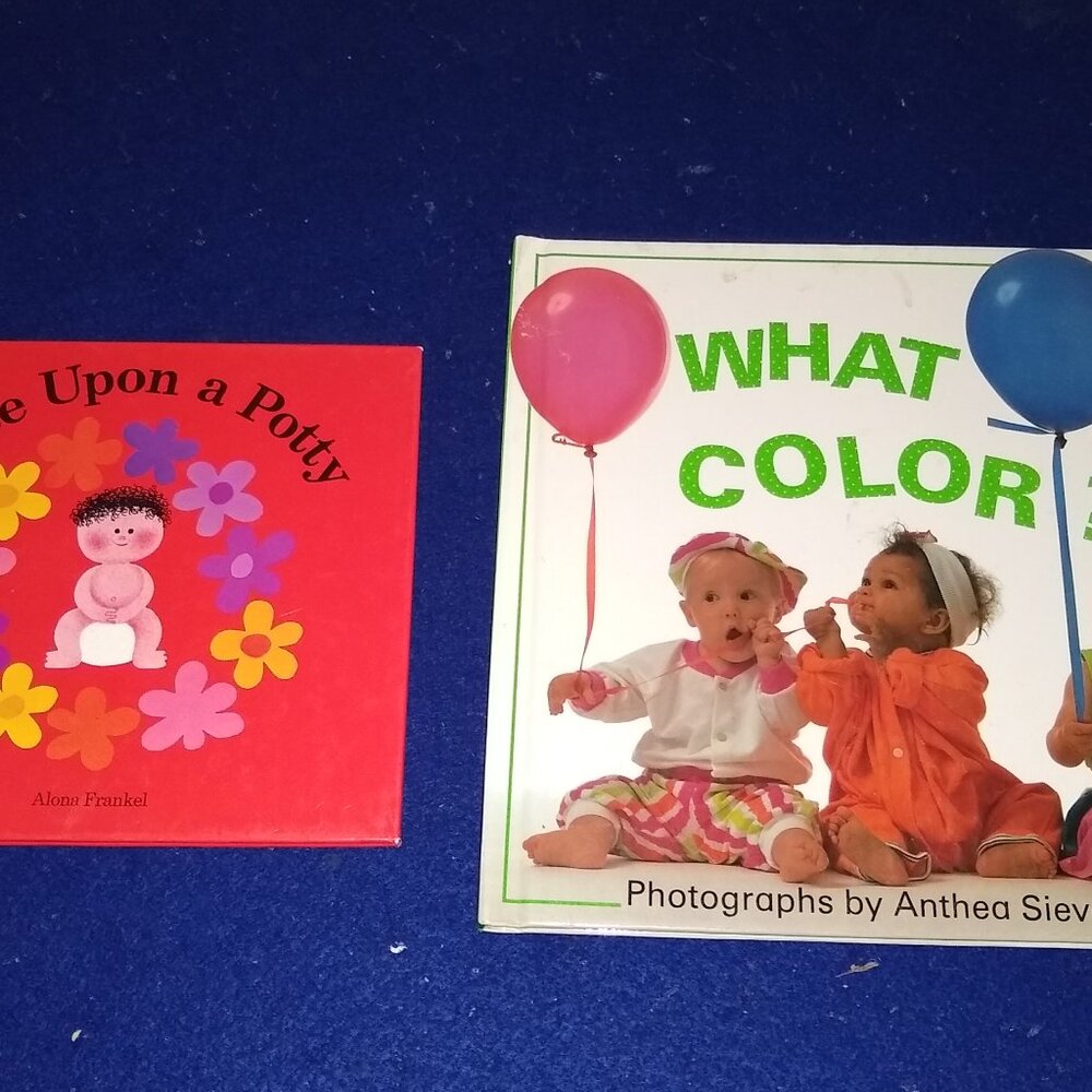 Once Upon a Potty by Alona Frankel + What Color? by Anthea Sieveking x 2